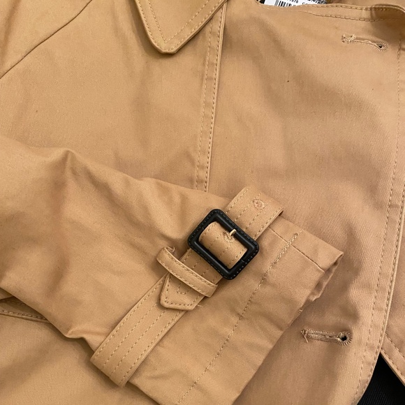 NEW MNG Mango suit belted trench coat tan brown Beige - Picture 3 of 6